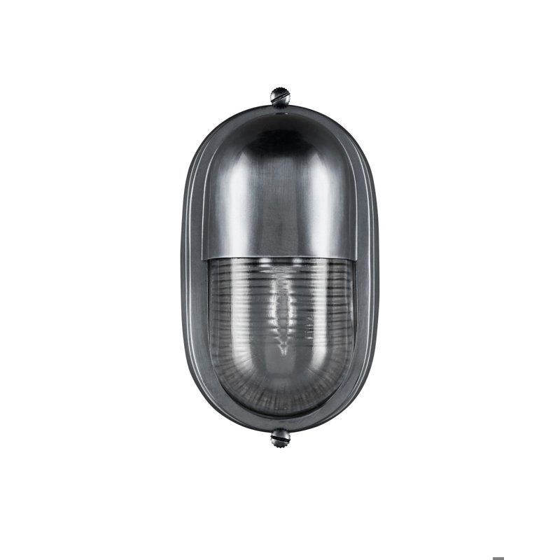 Maritime Outdoor Wall Sconce, Nickel
