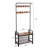 Coat Rack, Hall Tree With Shoe Bench, Entryway Bench With Coat Rack, 4-In-1, With 9 Removable Hooks, A Hanging Rod