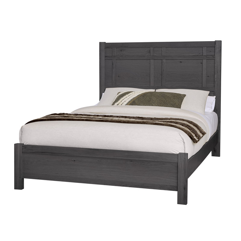 Architectual Bed Complete, Weathered White, King