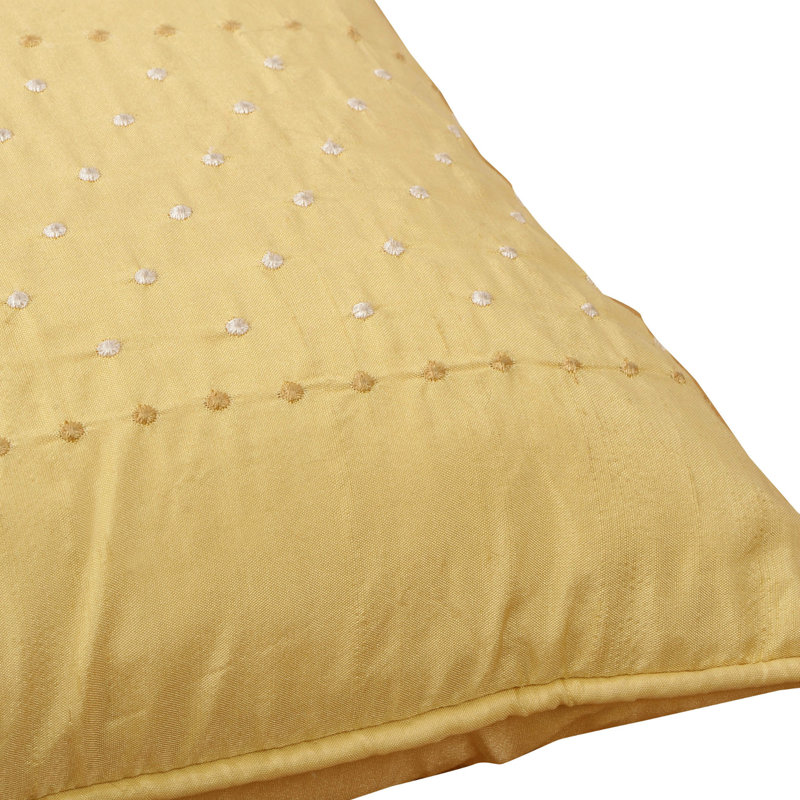 Square Cushion Cover, Gold