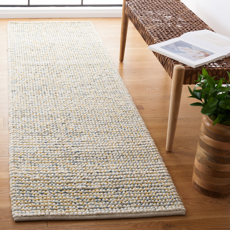 Ardon Hand Woven Wool Rug, Runner 2'3" x 8'