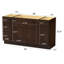 Base de meuble-lavabo simple 54 po seulement-95069368