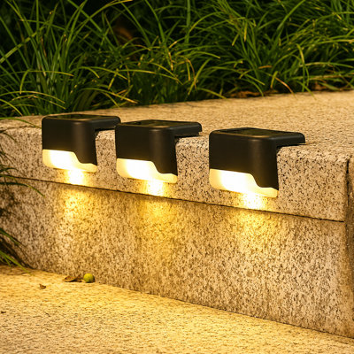 Éclairage de terrasse à DEL à énergie solaire intégré pour éclairage extérieur