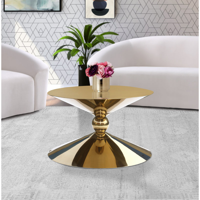 Table basse Elida, Or