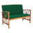 Calhoun Acacia 4 - Person Patio Conversation Set with Cushions-652725549