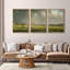 «Golden Hays Fields, Nature, paysage, paysage, rétro, classique, rustique, art décoratif», 3 pièces-98695784-98695785