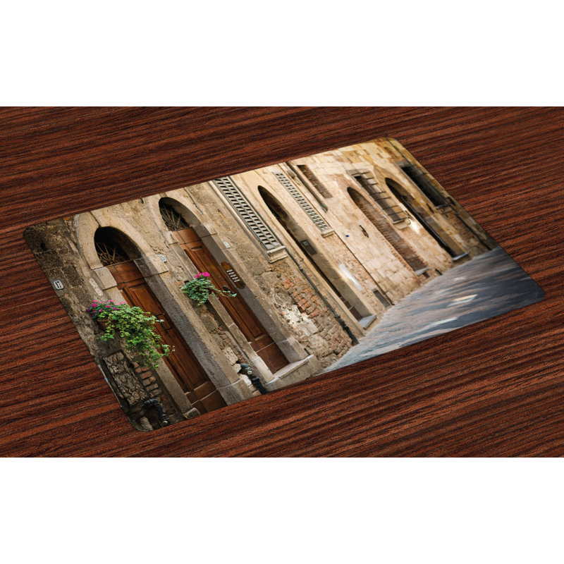 Gerardo Colourful Italian Houses Placemat