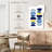 Avery Blue Yellow Modern I-108480792
