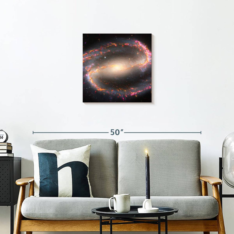 Oberle Multiwavelength View Of NGC 1300, 20" H x 20" W