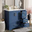 Meuble-lavabo traditionnel 36 "avec lavabo en céramique-2111498474