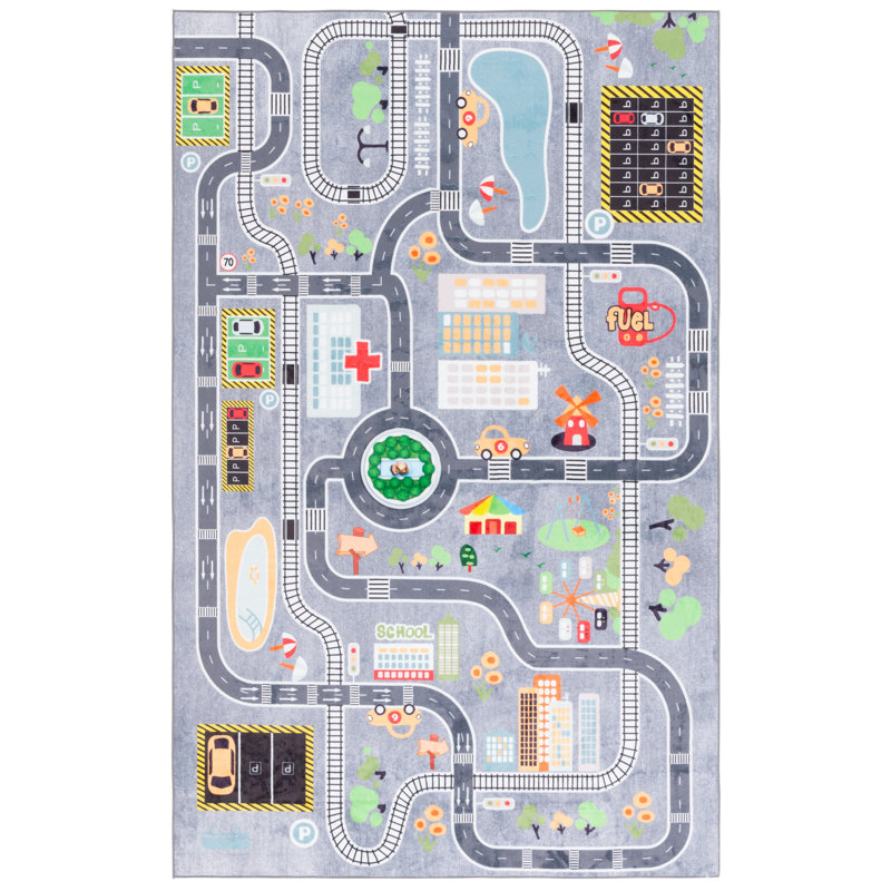 Tapis pour enfant Santa Monica, Rectangulaire 3 pi x 5 pi