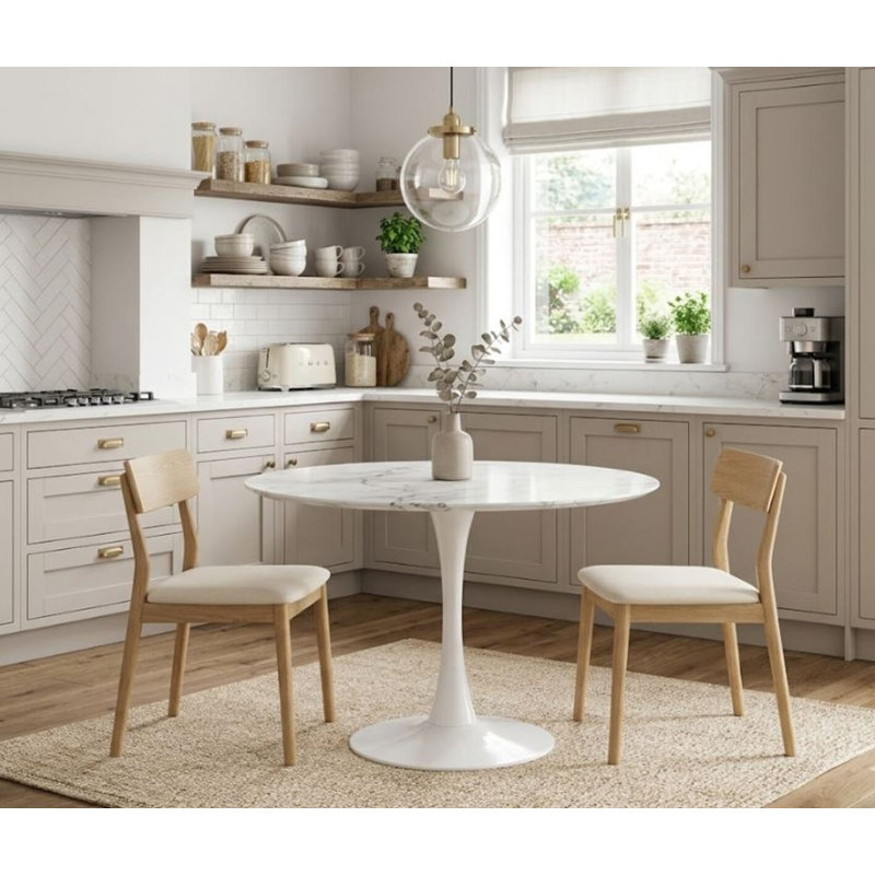 Table de salle à manger Annuziata, 29" H x 32" W x 32" D