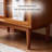 Multifunctional solid wood storage cabinet bookcas