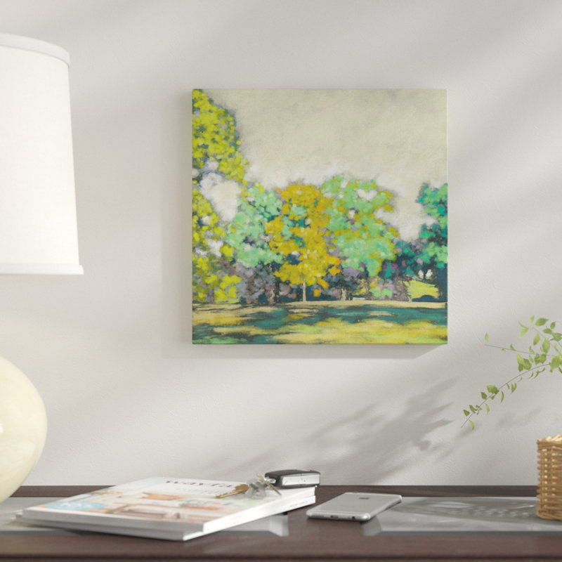 « treeline ii », reproduction d’impression sur toile tendue, H 26 po x l 26 po x P 1,5 po, Toile tendue, Pas de tapis