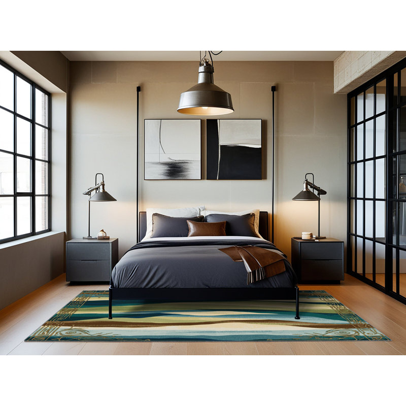 Radiant Mirage Rug, Rectangle 3' x 5'