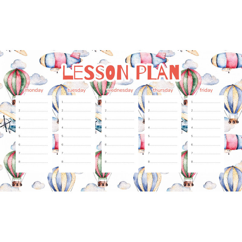 Magnetic Lesson Plan Balloons, Airships and Airplanes
