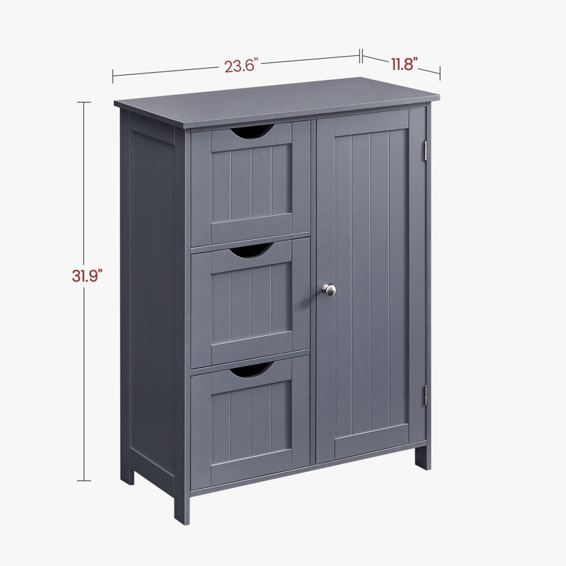 Armoire de salle de bain Jeb, Gris