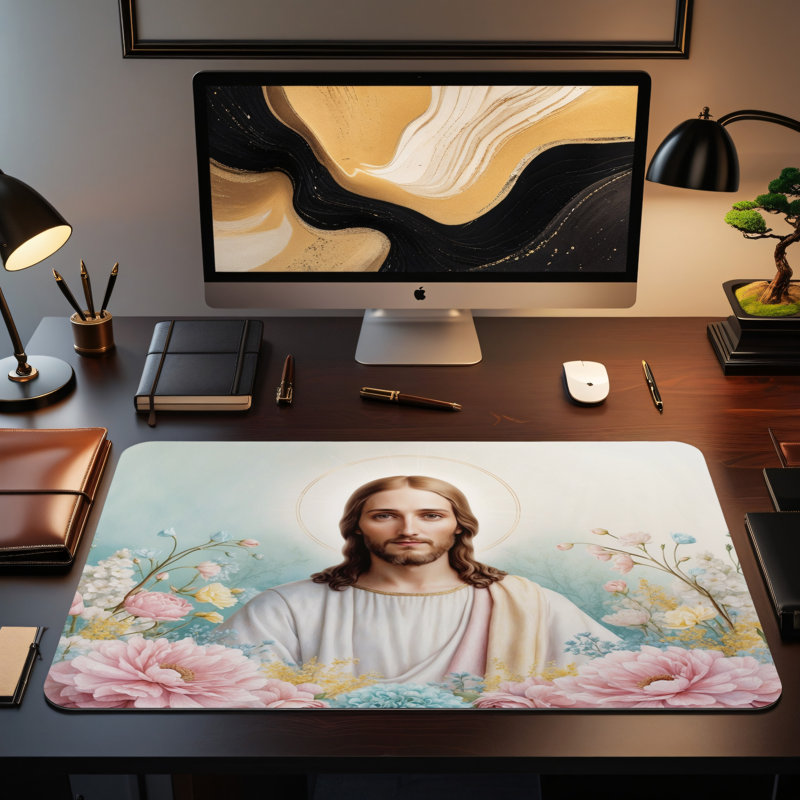 Polyester Desk Pad, 31.5x15.5