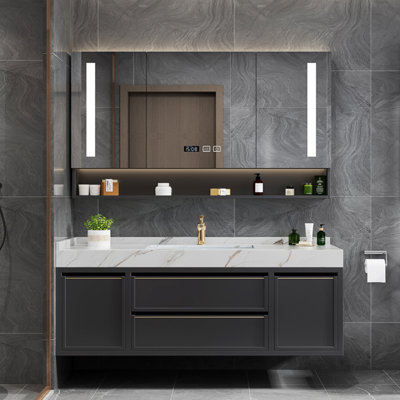 Bathroom cabinet light luxury modern style