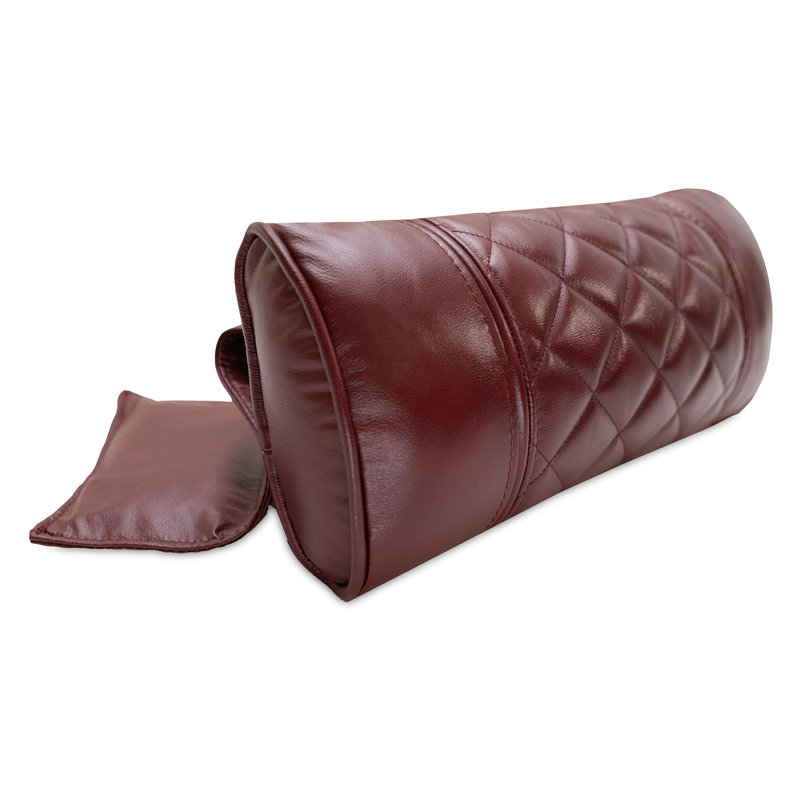 Coussin inclinable Octane Point de diamant | Cuir baie, Rouge