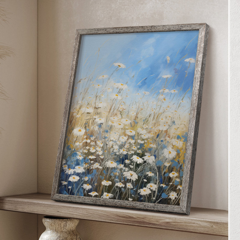 Impression encadrée FLORAL Series XXII - bois massif, H 21 po x l 17 po
