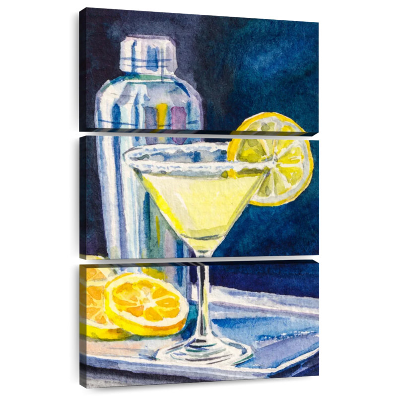 Martini citron, H 45 po x l 28 po
