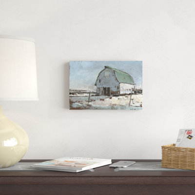 «Plein Air Barn I» par Ethan Harper, reproduction d'art sur toile