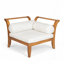 Ensemble de salle à manger d'extérieur, ensemble de canapé de patio, ensemble de mobilier de jardin modulaire d'extérieur en forme de L