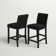 Ebeling Upholstered Counter Stool with Solid Wood Frame