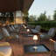 Alexous 32cm Table Lamp Metal body, Rechargeable battery, for outdoor or indoor use-1790338814