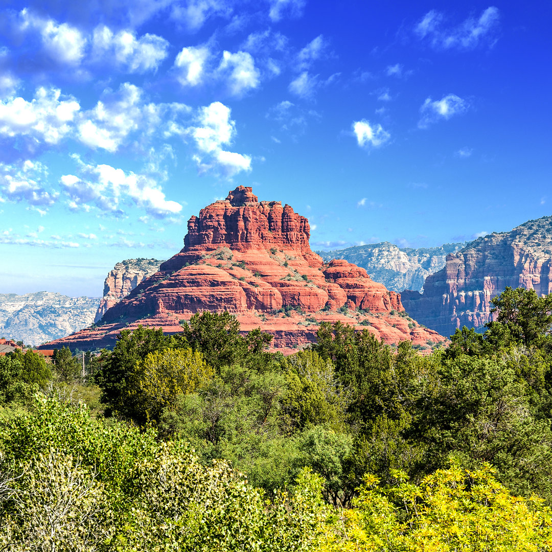 Bell Rock, Sedona von Ventdusud - Foto auf Leinwand