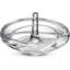 Lenox Adorn Stylish Crystal Body Ring Holder, 3.5" Width & 2" Height, Clear