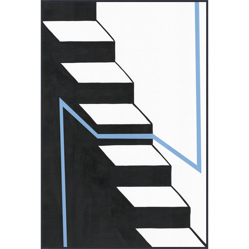 Stepping Lines 2 Print by Mat Sanders
