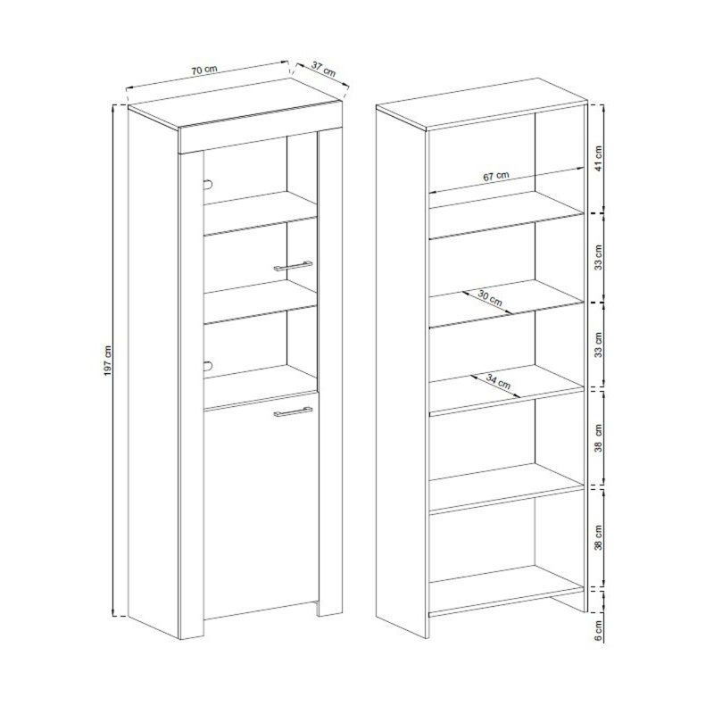 Elbart Display Cabinet