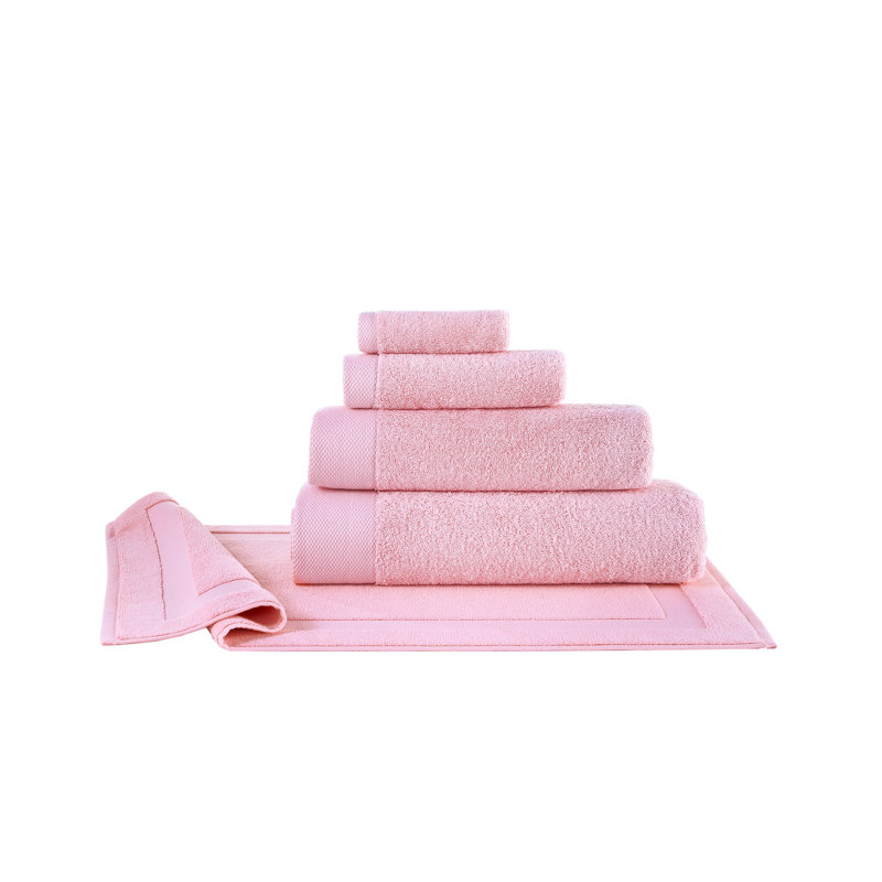 Turkish Cotton Plush Hand Towel, Pink