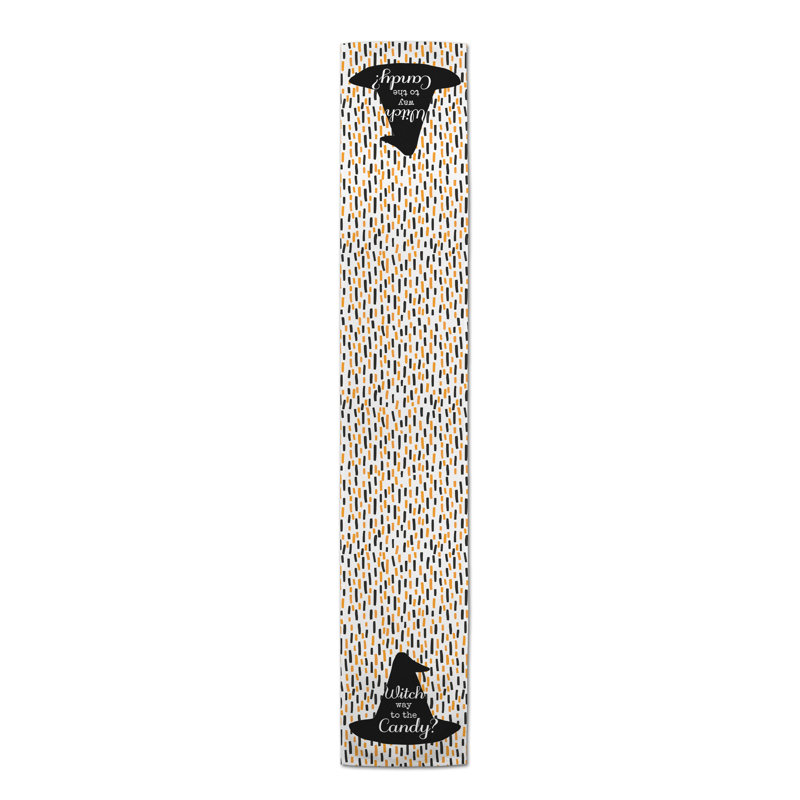Spengler Witch Hat Table Runner, 90" x 16"