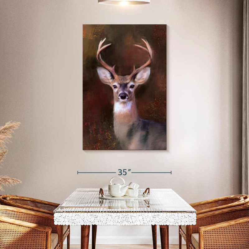 Brampt Eight Point In Autumn, 48" H x 32" W