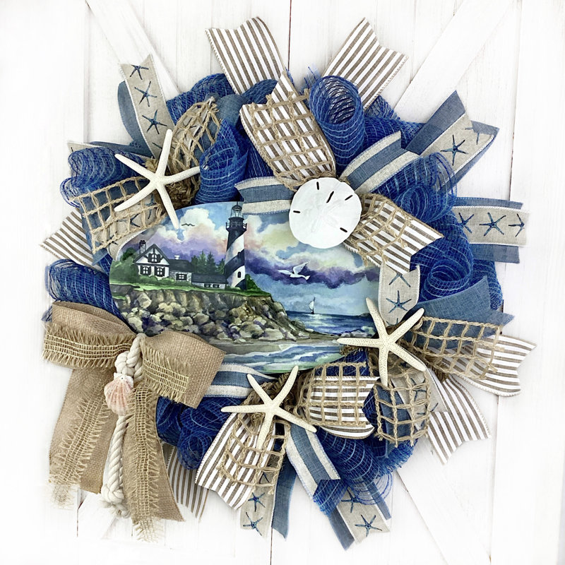 Couronne de phare en toile de jute