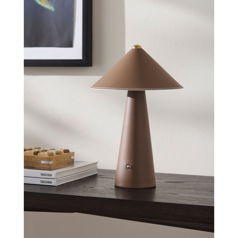 Buntin Table Lamp, Brown, Brown