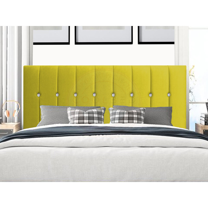 Lechlade Upholstered Headboard, Super King (6'), Blue