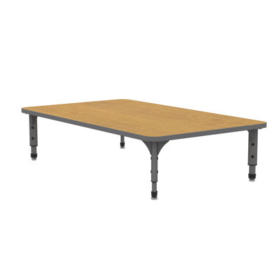 Apex Series Adjustable Height Rectangular Activity Floor Table