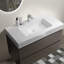 Meuble-lavabo de 36 po avec lavabo - installation murale grise moderne, rangement à double tiroir, dispositif silencieux, poignée élégante - Fragment, optimiseur, appareil, contemporain-1136530198-1136530194
