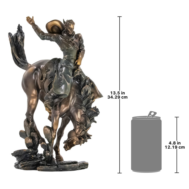 Wild West Bronco Buster Figurine
