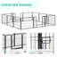 60cm H Panel Metal Exercise Pen With Door