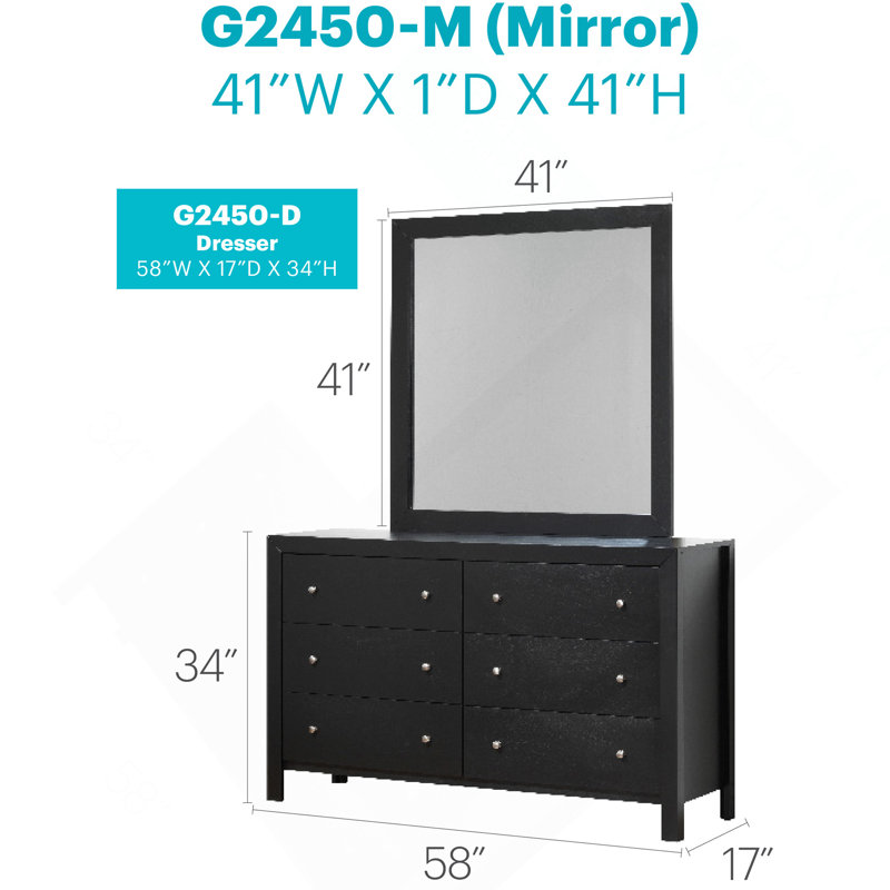 Commode Burlington G2450-D, noire, Noir