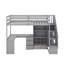 Lit mezzanine simple avec bureau et tiroirs-48034472