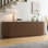 Fortitude 75" Curved Sideboard Storage Cabinet