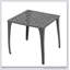 Table d'appoint d'extérieur en fonte d'aluminium durable avec grillage complexe et finition bronze polyvalente pour patio et jardin