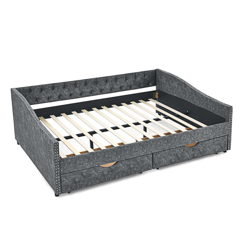 Nerland Upholstered Daybed, Gray, Queen