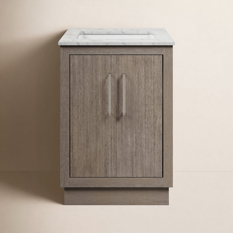 Hugo 24'' W Single Vanity, Chrome